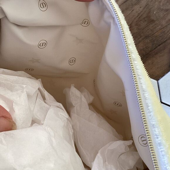 Christian Dior Crushed Velvet Cosmetic Make Up Bag Clutch New in Box GWP - Picture 7 of 8